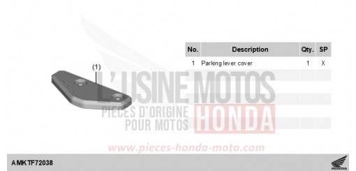 KIT,PARKING LEVER COVER NSS750S de 2025